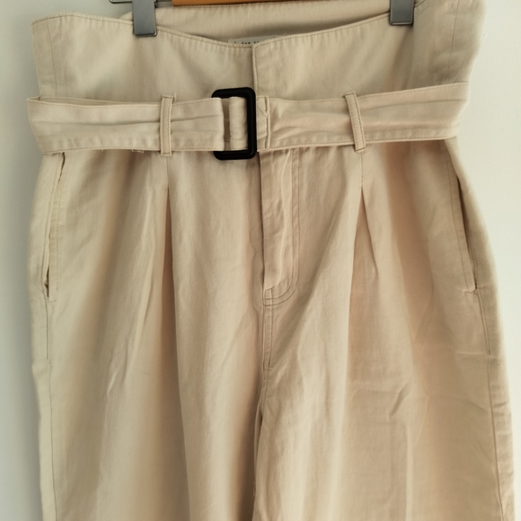 Blu Pepper Super High-Waisted Belted Pants Size 29 - Picture 2 of 14
